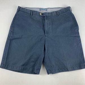 Peter Millar Vintage Washed Winston Twill Shorts 36 Pima Cotton